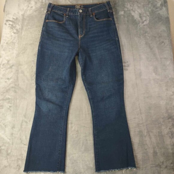 Abercrombie & Fitch Simone High Rise Ankle Flare blue jeans womens 27/4 capsule - Picture 1 of 9